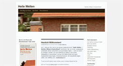 Desktop Screenshot of heile-welten.de